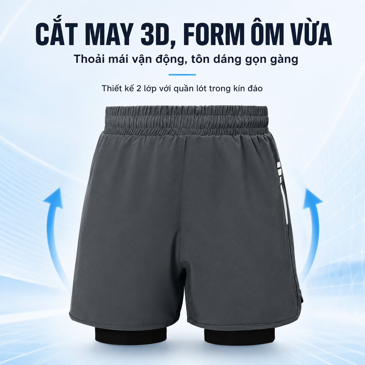 Ảnh chi tiết - Cắt may 3D và form quần