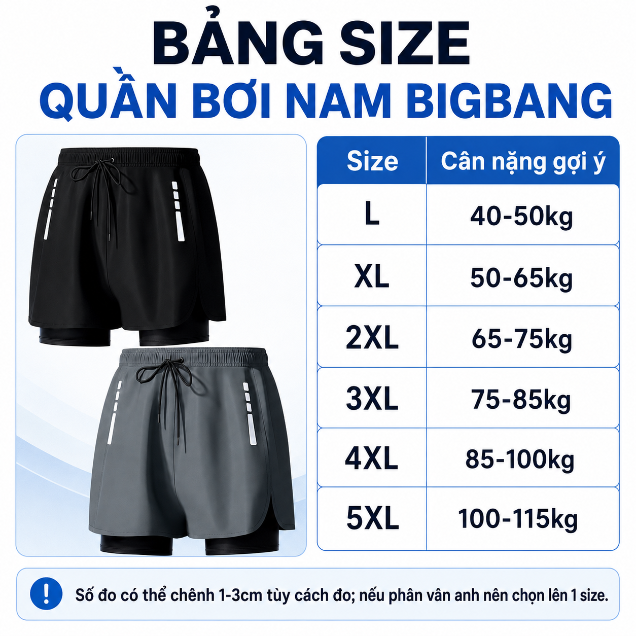 Bảng size có ảnh sản phẩm thật tạo bằng ChatGPT Browser
